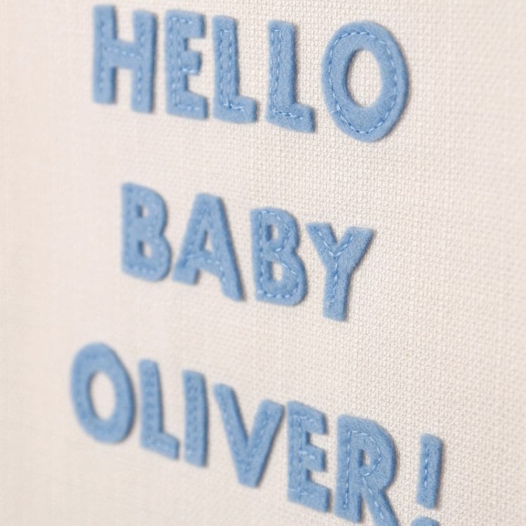 New Baby Boy Nursery Flag - Hello Baby! - Image 3