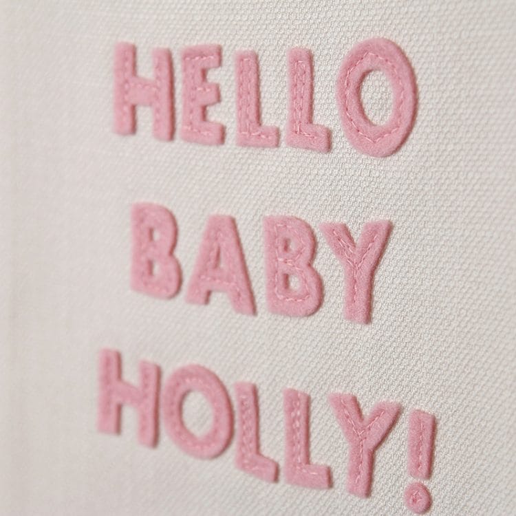 New Baby Girl Nursery Flag - Hello Baby! - Image 2