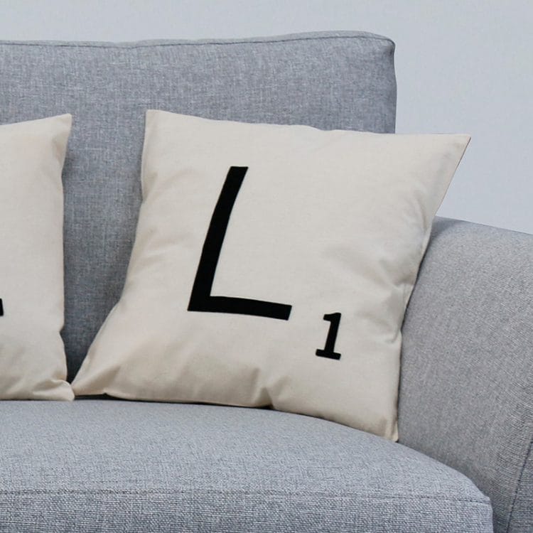 Alphabet Scrabble Letter Cushions - Image 4