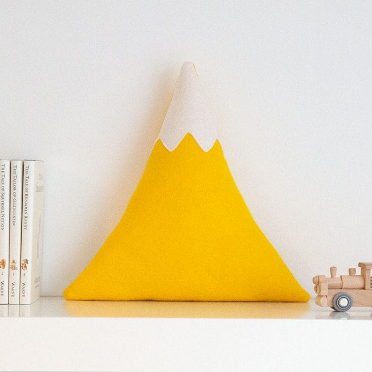 Mountain Cushion - Yellow