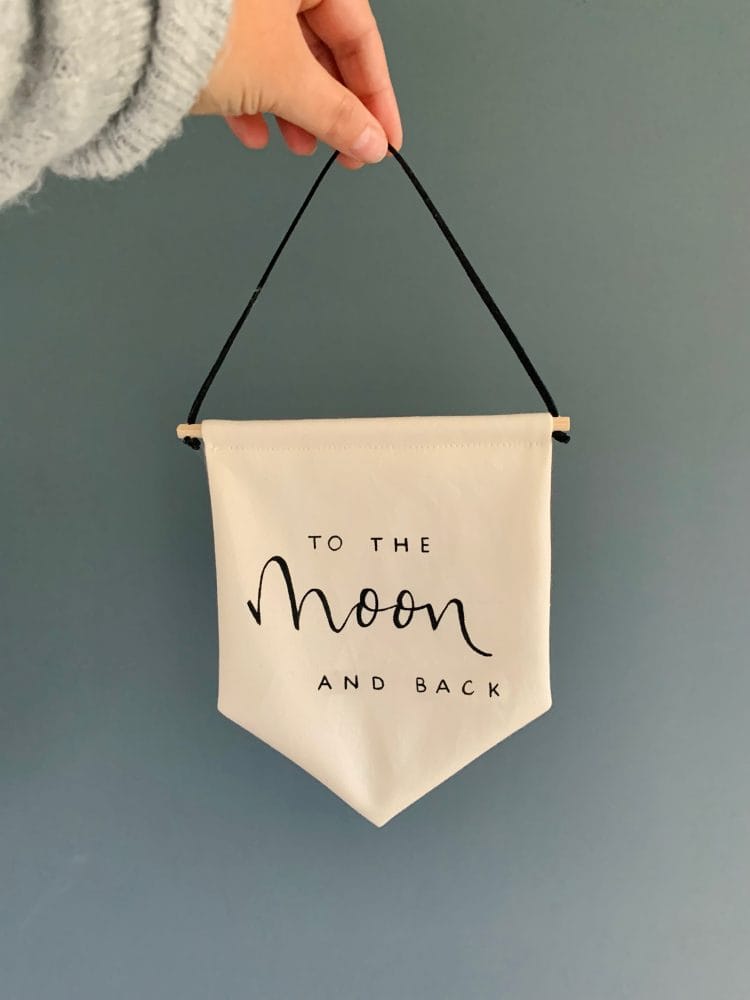 To the Moon & Back Banner Flag - Image 3